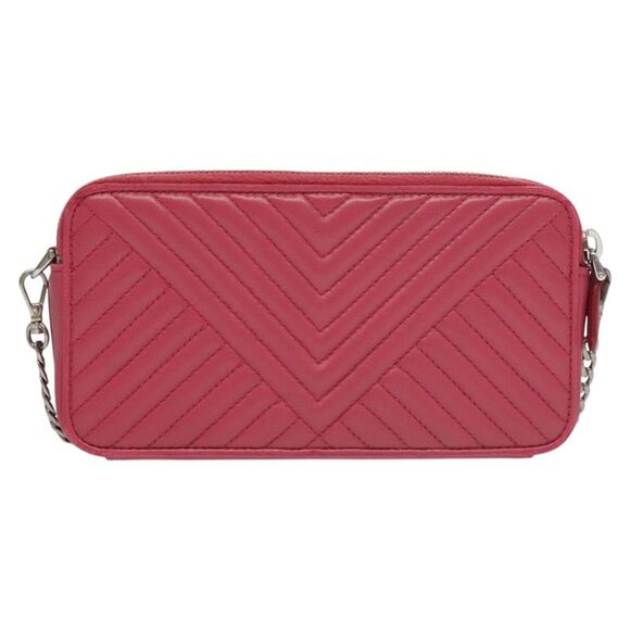 Prada Nappa Gauffré Pink Leather Shoulder Bag (Pre-Owned) - Picture 2 of 16